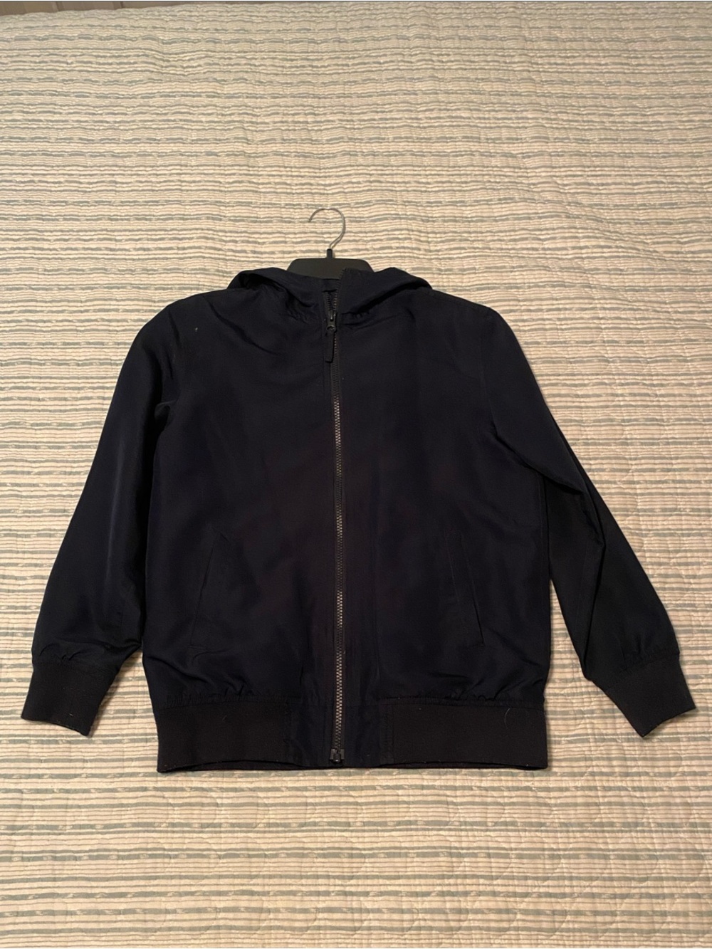The Children's Place Navy Zip-Up Hoodie Jacket